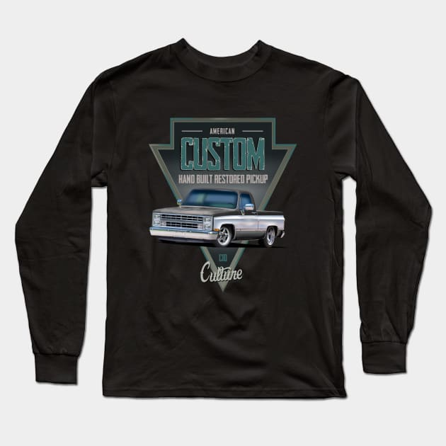 Square Body Classic C10 Long Sleeve T-Shirt by hardtbonez